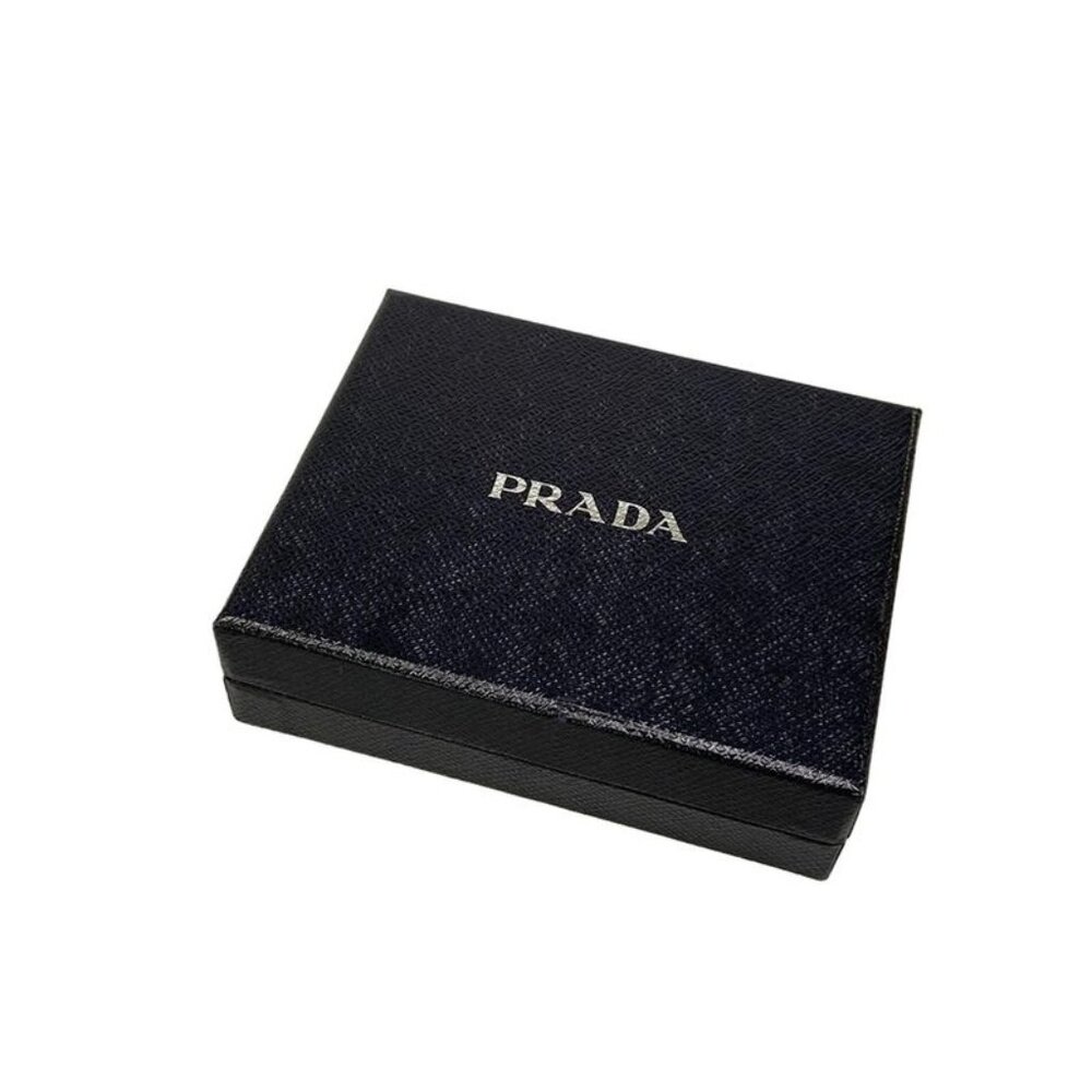 Prada Pouch Light Blue Black Drawstring Foldable … - image 10